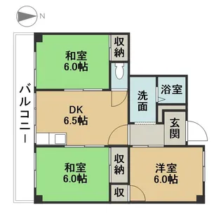 ヤスイマンション【202号室】の間取り