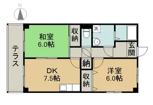 SATマンション【103号室】の間取り