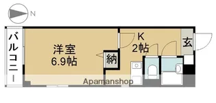 グレイス国府宮Ⅱ【804号室】の間取り