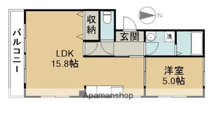 横敬ハイツ【301号室】の間取り