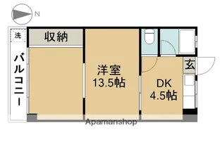 城前田ビル【201号室】の間取り