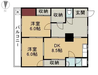 メゾンアイチ【103号室】の間取り