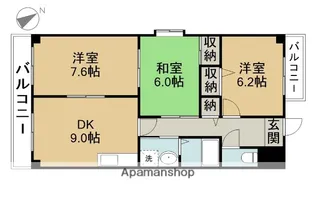 メゾンボー隅田【2階】の間取り