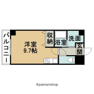 ホウケン八幡【202号室】の間取り