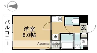 ストゥーディオK【2階】の間取り