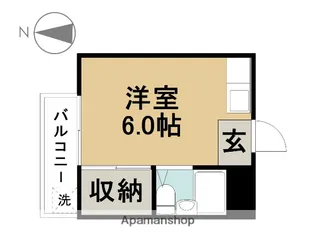 小関ハイツ【1F号室】の間取り