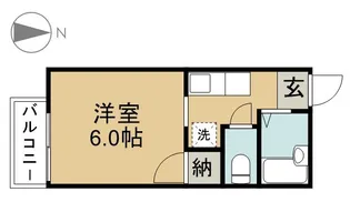 タウンハイツみずの【203号室】の間取り