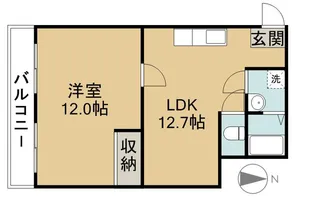 ハイツ忠雅【301号室】の間取り
