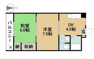 西条ビル【303号室】の間取り