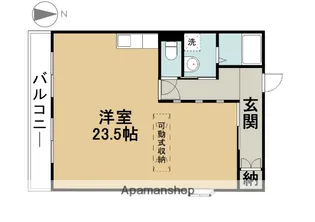 キャッスル小川【201号室】の間取り