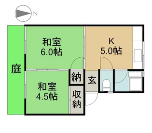 コーポやまよし【102号室】の間取り