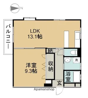 LA高島【4階】の間取り