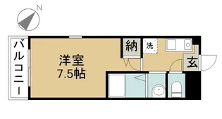 レジデンス司Ⅱ【303号室】の間取り