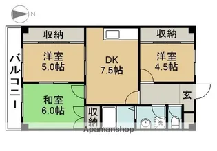 VENTVERT21 B棟【B202号室】の間取り