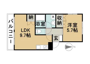 メゾン・ド・レーヴ【2階】の間取り