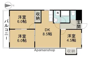 第一マンション【2階】の間取り