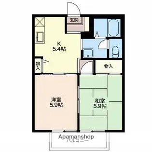 アイトーフレグランス【201号室】の間取り