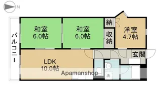 トラストホーム新清洲【203号室】の間取り