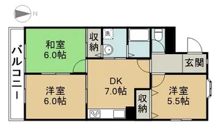 アーバンフロンティア【302号室】の間取り