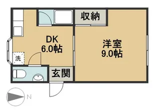 新川荘【1号室】の間取り