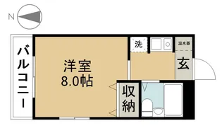 ベルトピア稲沢Ⅱ【403号室】の間取り