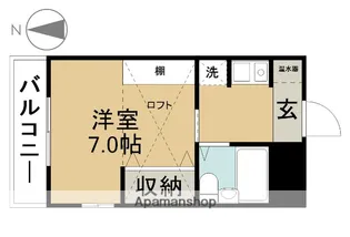 ベルトピア稲沢Ⅱ【504号室】の間取り