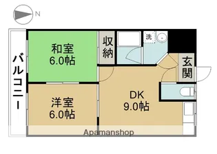 サンシャイン平和【3階】の間取り