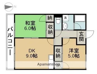 ラフォーレ甚目寺【801号室】の間取り