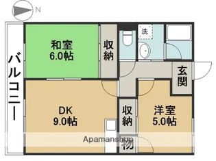 ラフォーレ甚目寺【502号室】の間取り