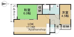 プリムローズマキB【3階】の間取り