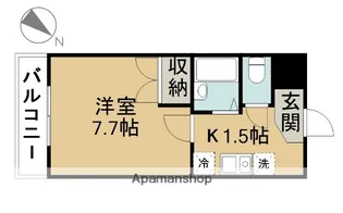 メゾンボー隅田Ⅱ【1階】の間取り
