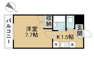 メゾンボー隅田Ⅱ【203号室】の間取り