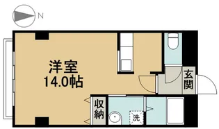 セルリアン・クォーレ【3D号室】の間取り