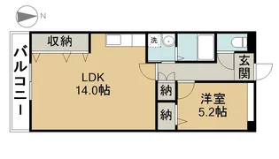 グリーンヒルズ【3階】の間取り