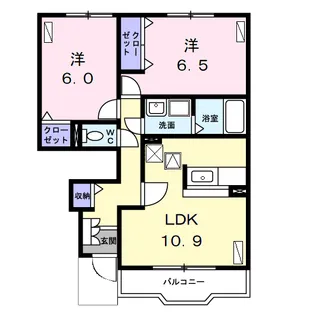 パークライン【1階】の間取り