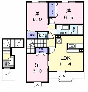 パークライン【2階】の間取り