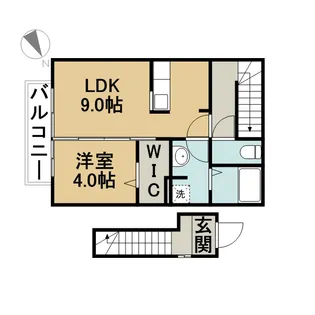 メゾン ル・リアン【201号室】の間取り