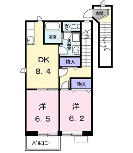 アネックス1【2階】の間取り
