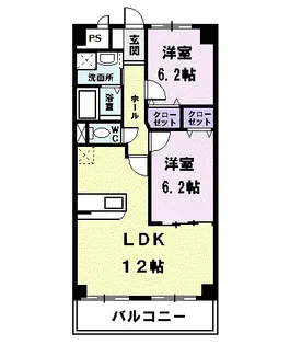 グラン シャロー Ⅰ【2階】の間取り