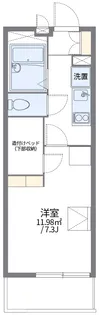 レオパレスSUMIYOSHI【306号室】の間取り