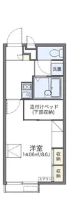 レオパレス車屋【2階】の間取り