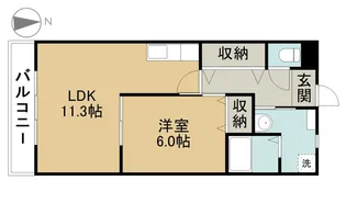 ベルコートMYA【3階】の間取り