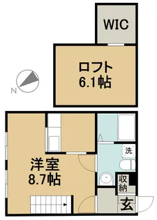 プリマグランデ須ケ口壱番館【104号室】の間取り