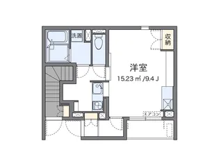 ミランダ御供所【105号室】の間取り