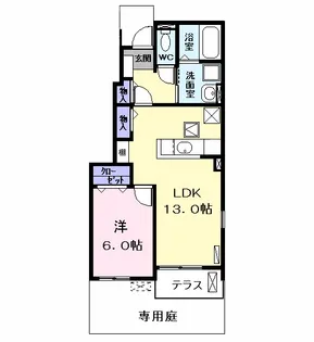 グリーン スクエア【1階】の間取り