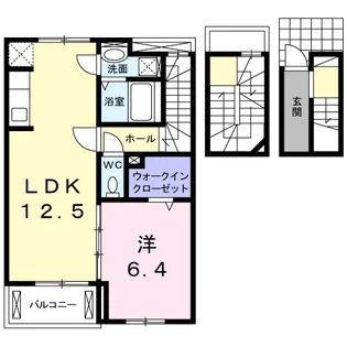 ドヌール小沢【3階】の間取り