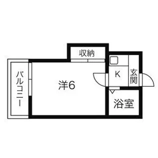 サンライズ稲沢【202号室】の間取り