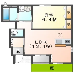 ARIETTA【1階】の間取り