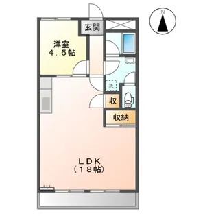 エクセルハイム大津【00202号室】の間取り