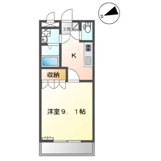 ハバナガーデン【2階】の間取り